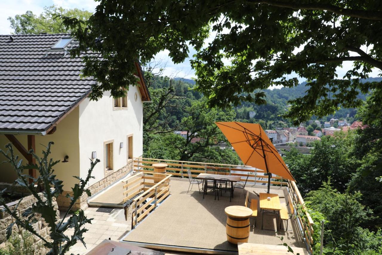 Luxusboofe - Ferienhaus Am Lilienstein Königstein Extérieur photo
