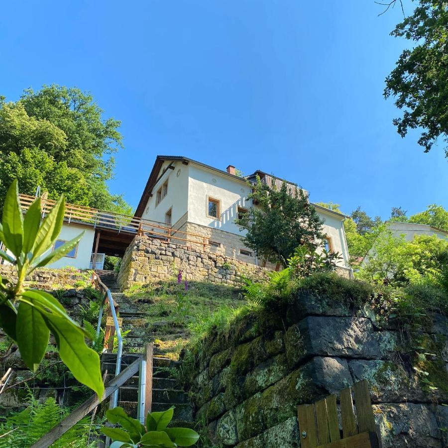 Luxusboofe - Ferienhaus Am Lilienstein Königstein Extérieur photo